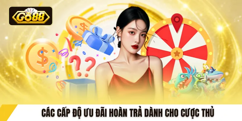 Các cấp độ ưu đãi hoàn trả dành cho cược thủ 